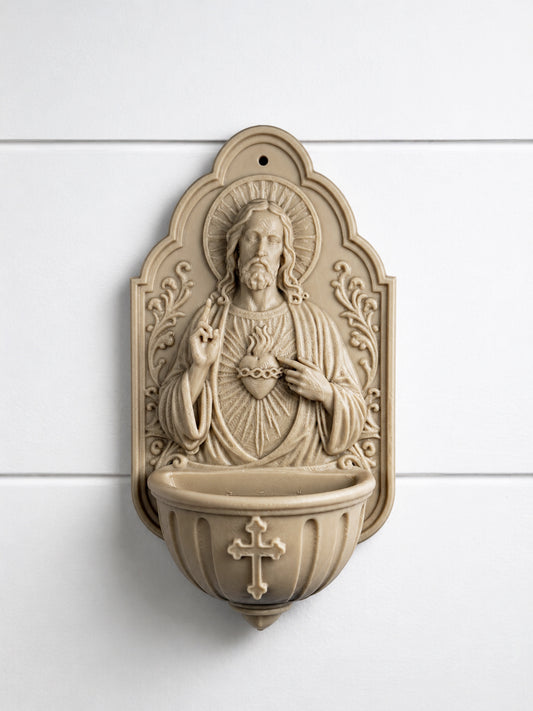Holy Water Font - Stone Filament
