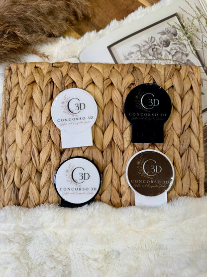 Business Card Holder Nameplate - Custom Logo