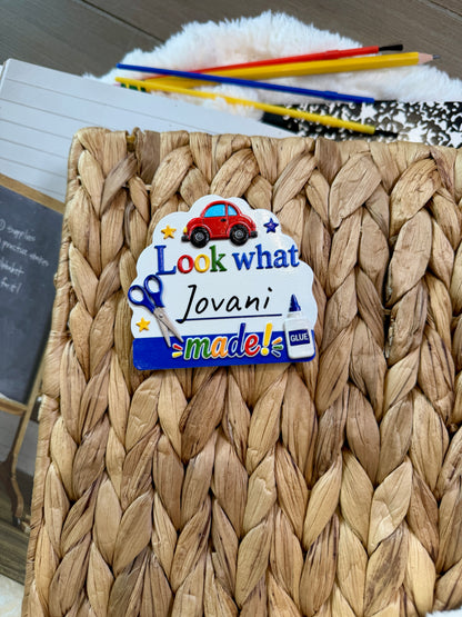 Look What I Made Personalized Textured Magnets