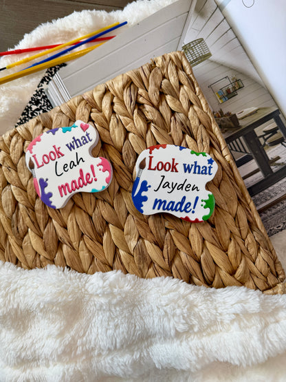 Look What I Made Personalized Paint Splash Magnets