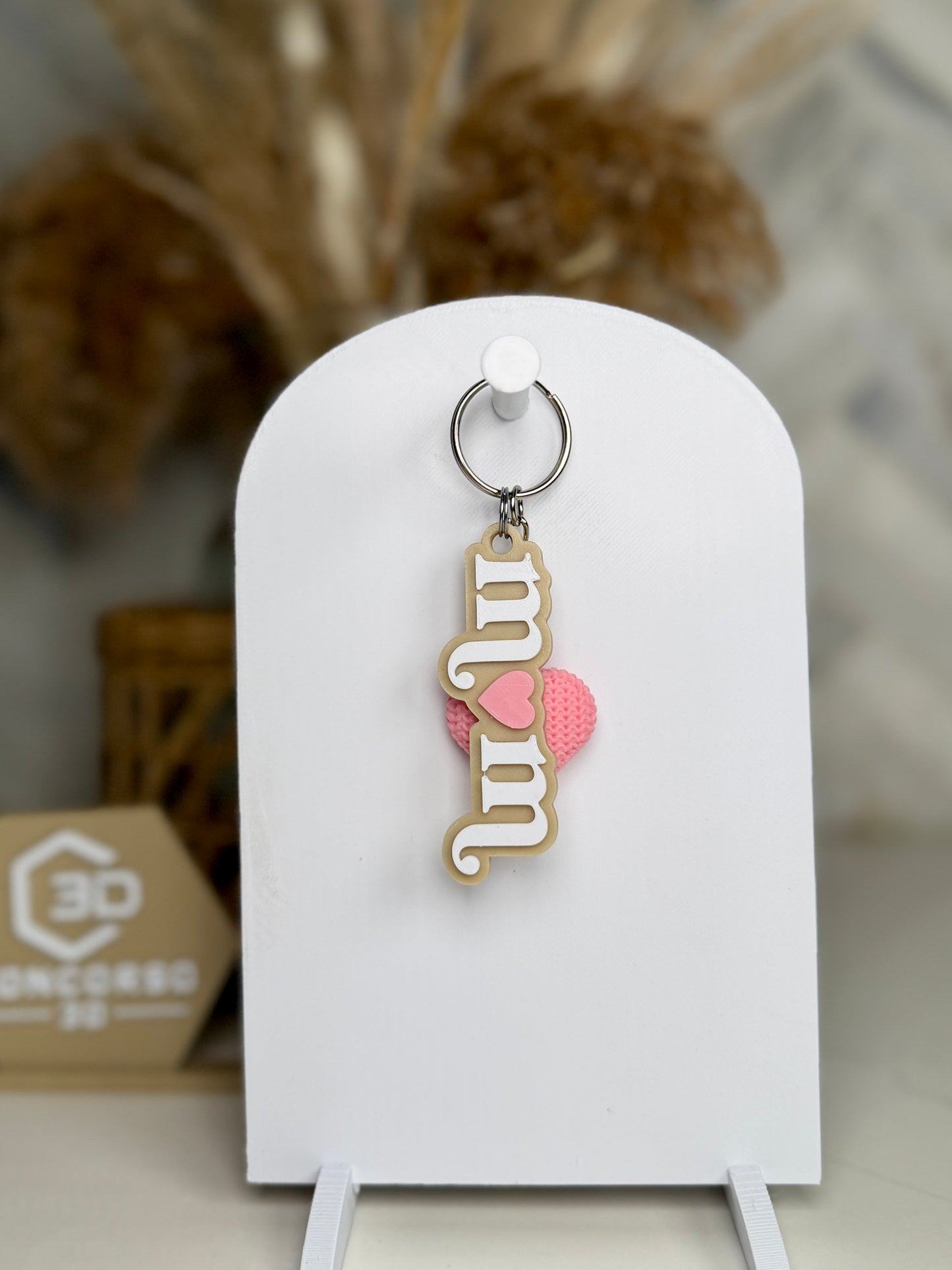 Mom/Grandma Heart Keychain - Free US Shipping