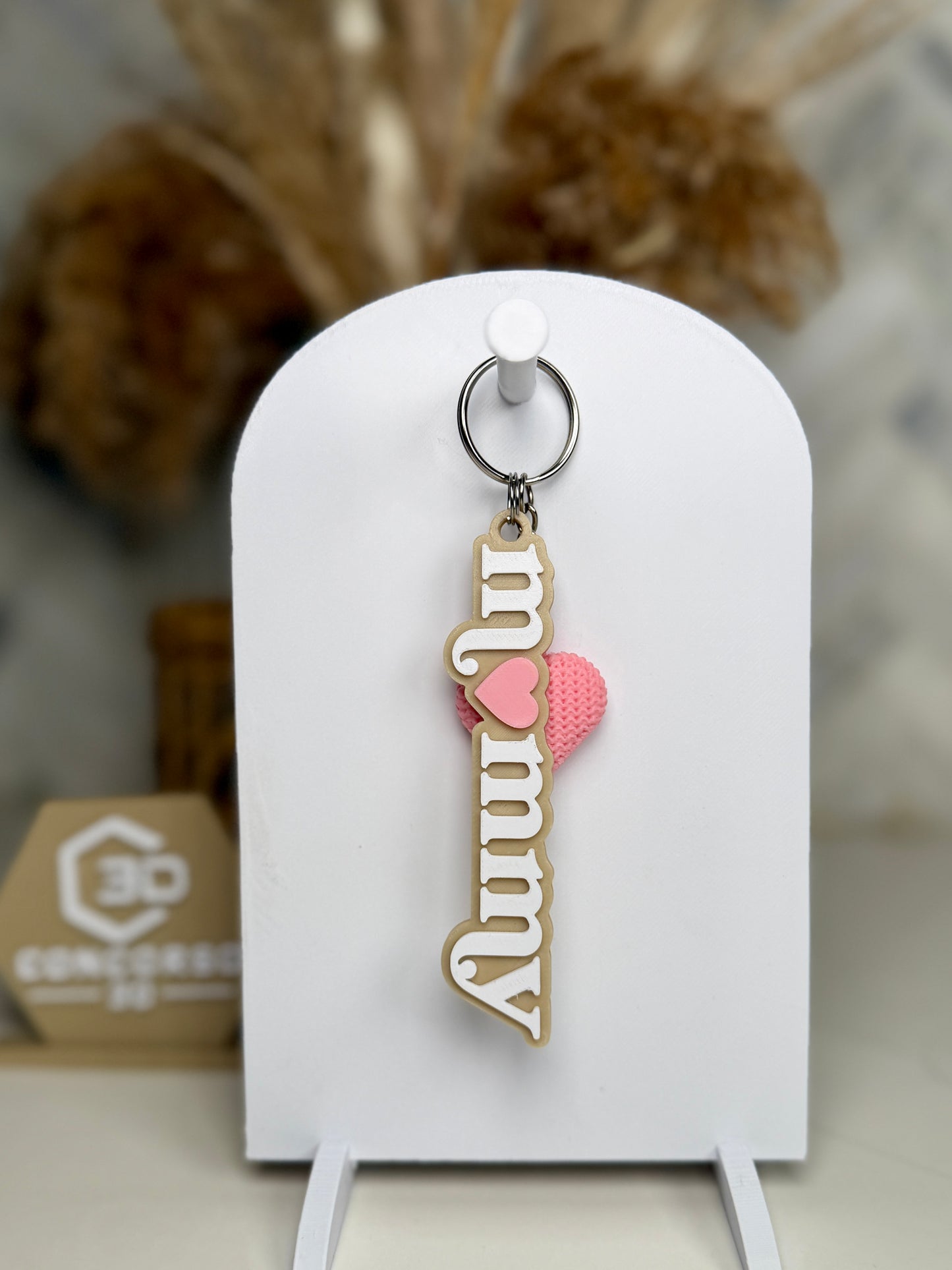 Mom/Grandma Heart Keychain - Free US Shipping