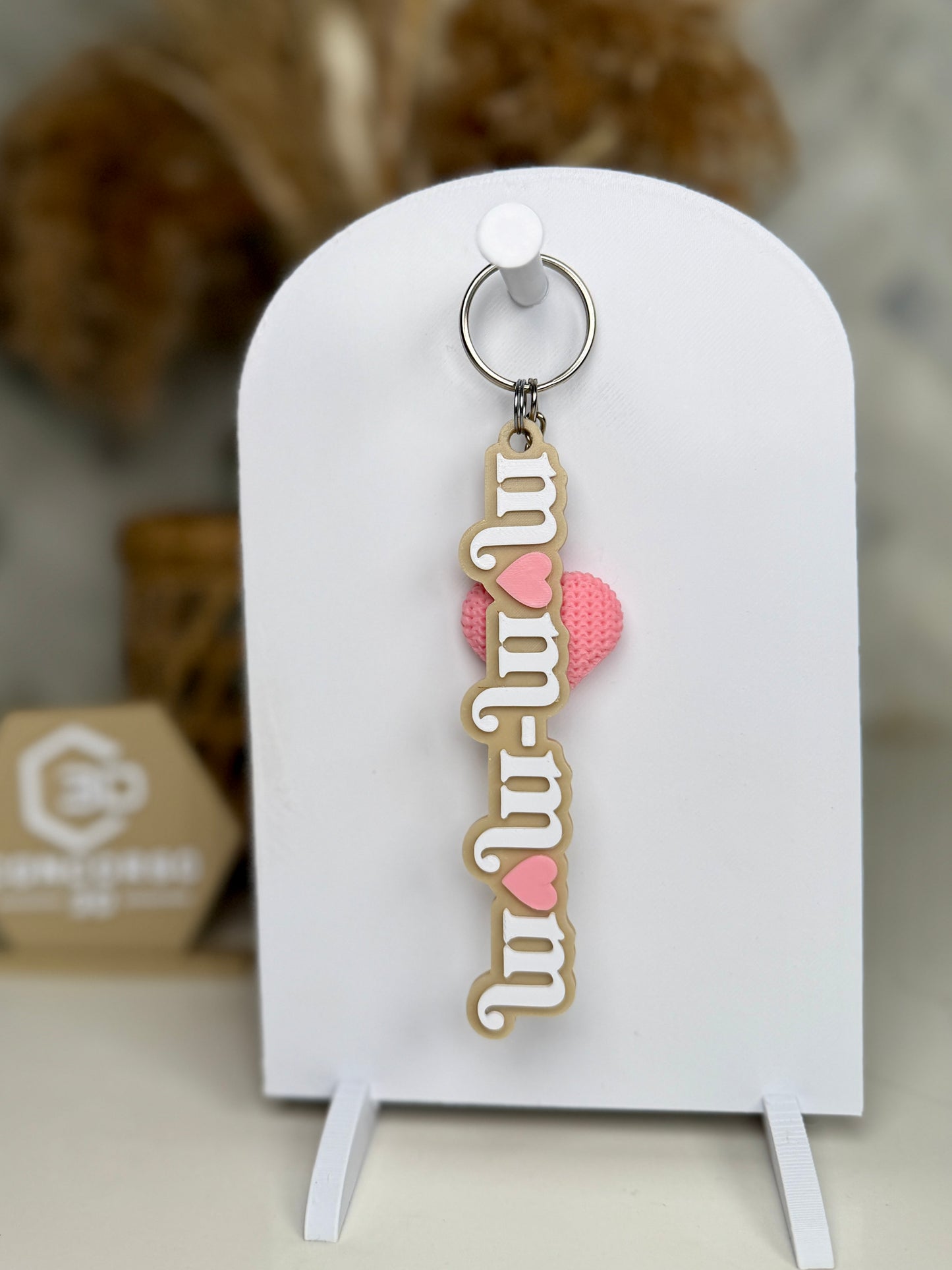 Mom/Grandma Heart Keychain - Free US Shipping