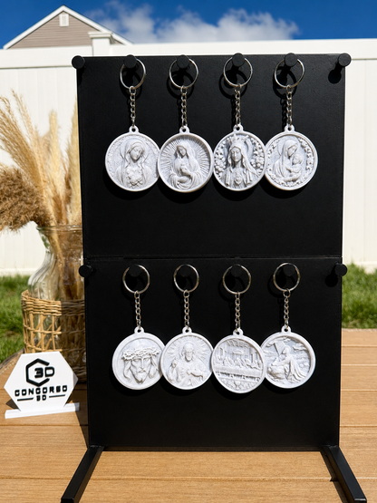 Sacred Medallion Keychain - Marble Filament Edition - Free US Shipping