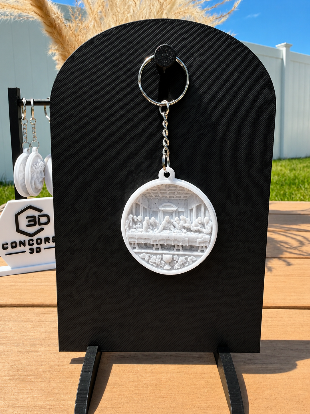 Sacred Medallion Keychain - Marble Filament Edition - Free US Shipping