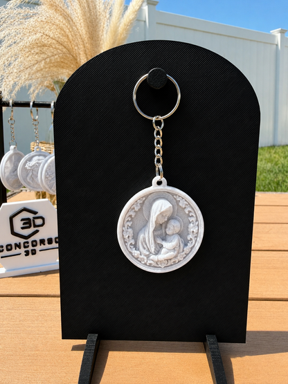 Sacred Medallion Keychain - Marble Filament Edition - Free US Shipping
