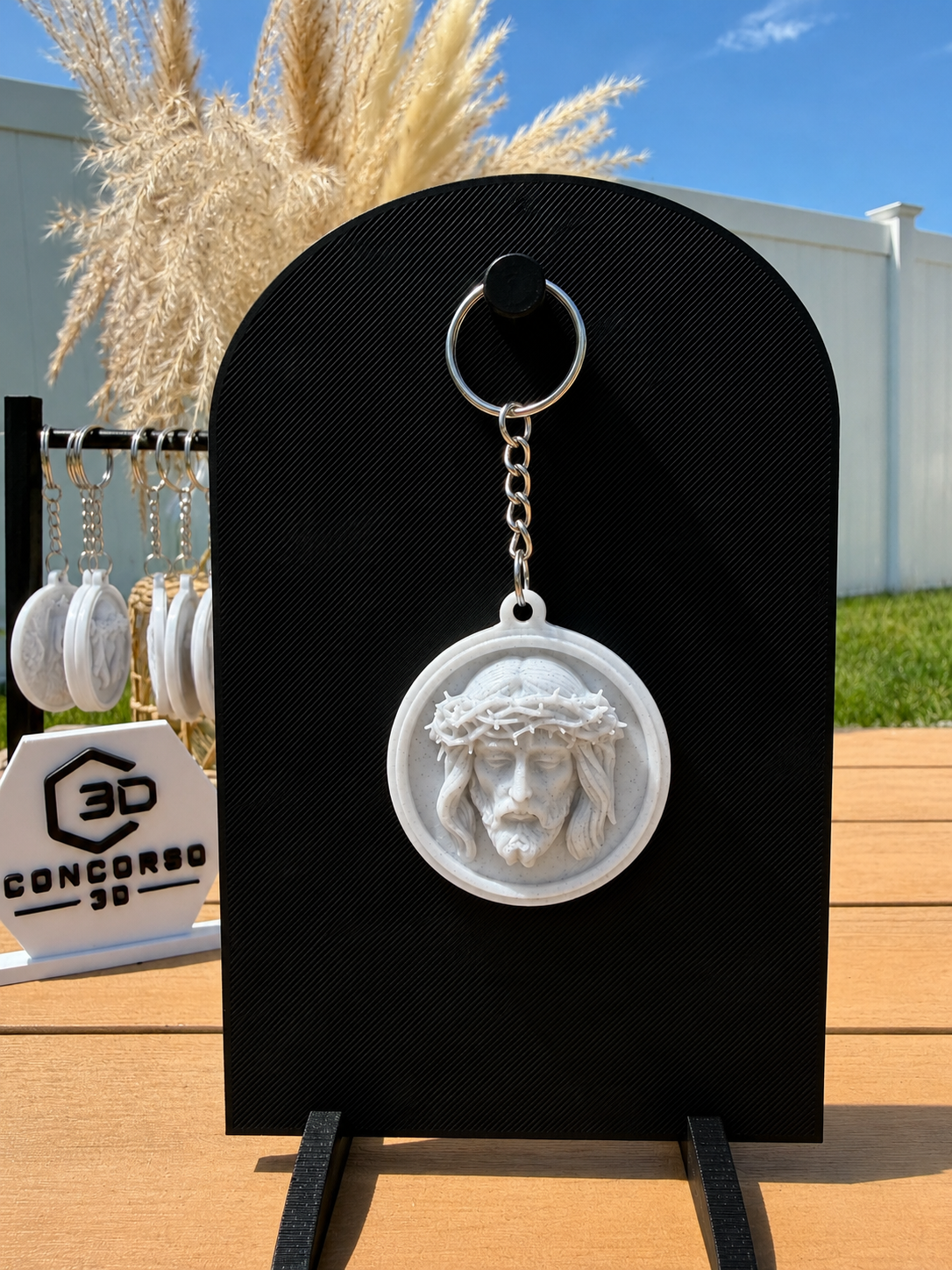 Sacred Medallion Keychain - Marble Filament Edition - Free US Shipping