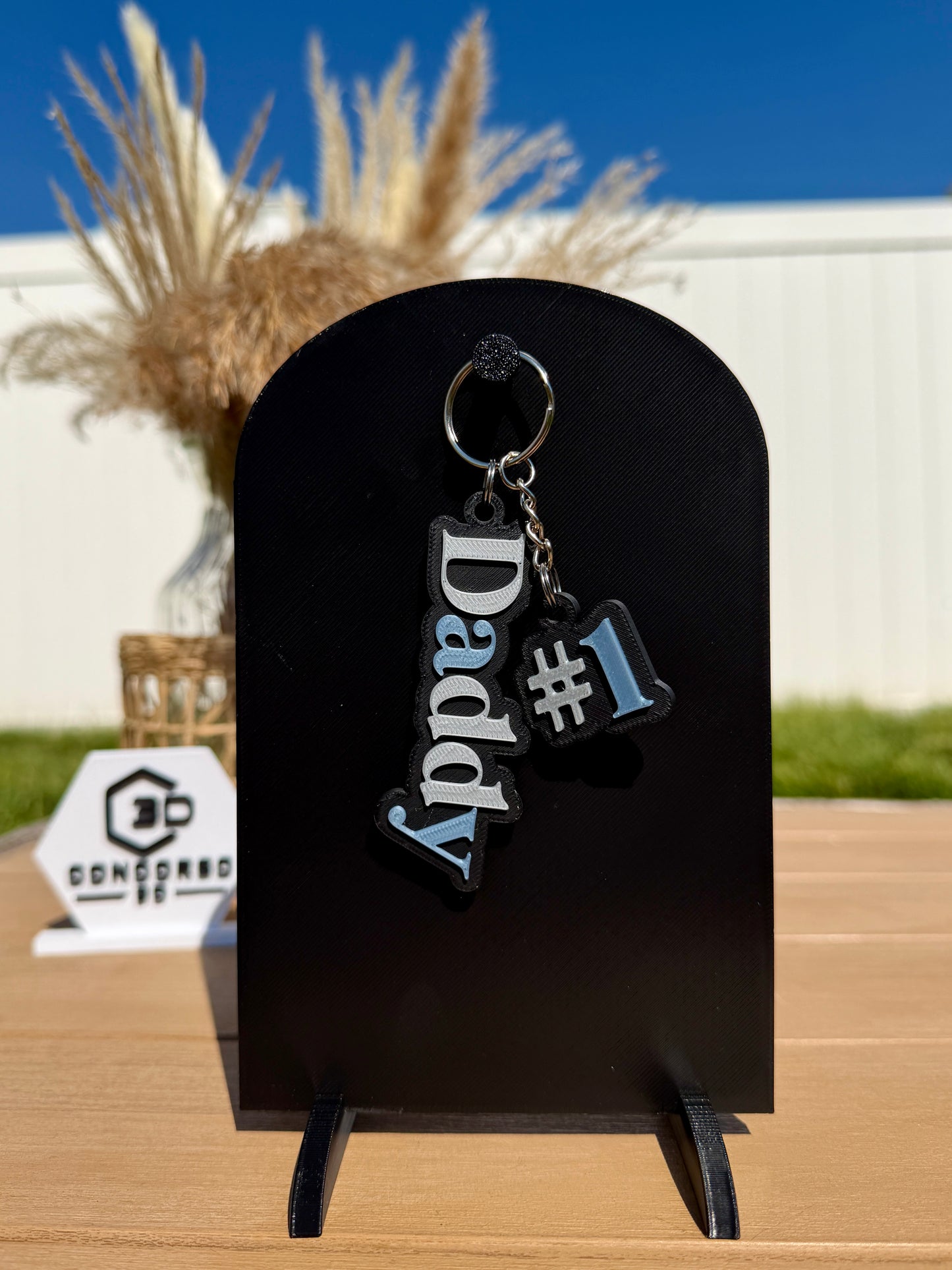 #1 Dad / Grandpa Keychain - Free US Shipping