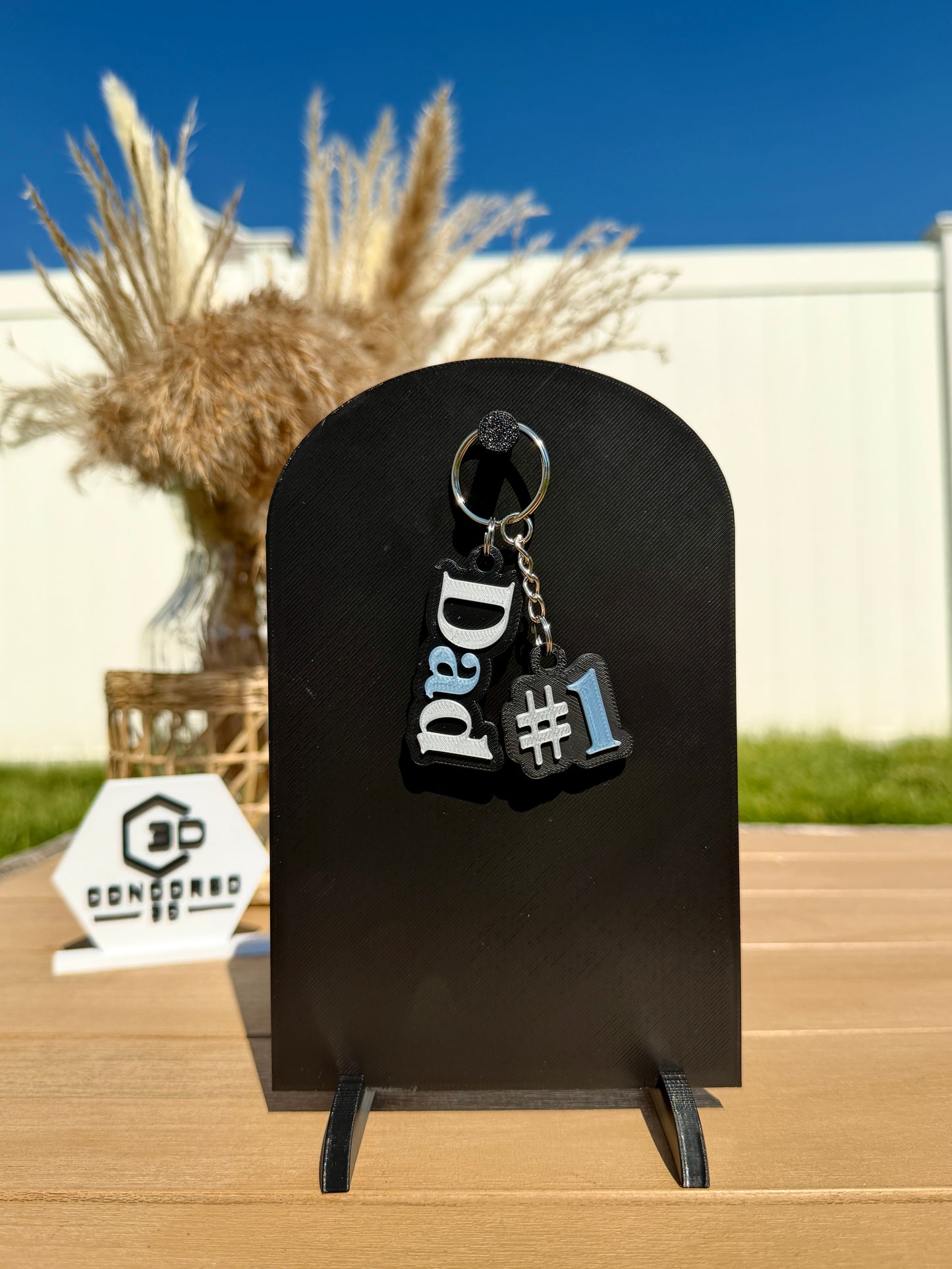 #1 Dad / Grandpa Keychain - Free US Shipping