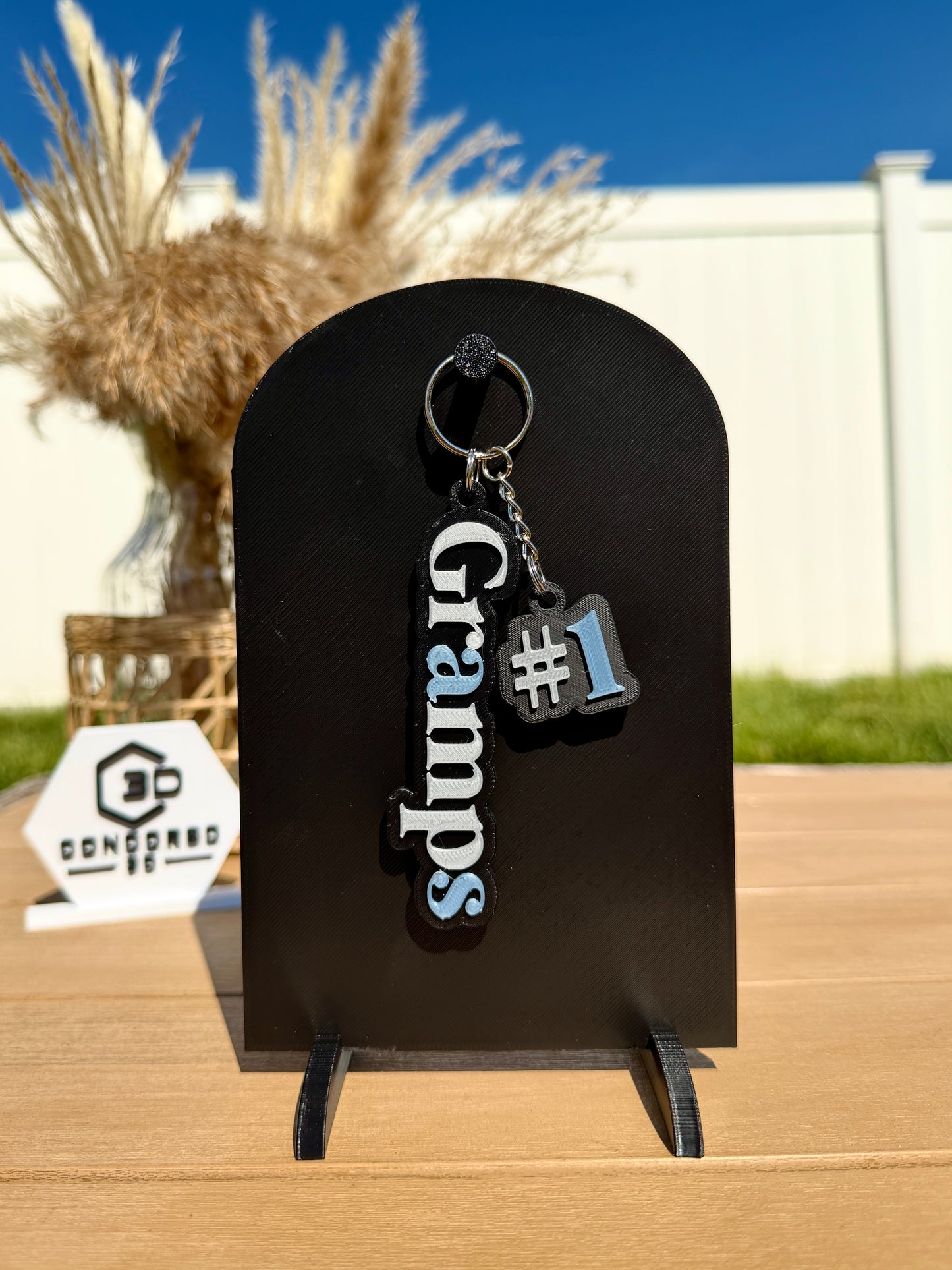 #1 Dad / Grandpa Keychain - Free US Shipping