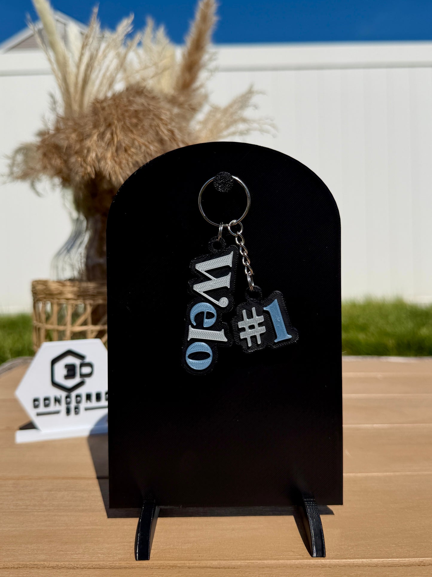 #1 Papi / Abuelo Keychain - Free US Shipping