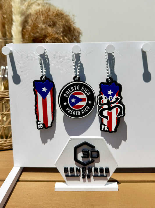 Puerto Rican Keychain (Regular)  - Free US Shipping
