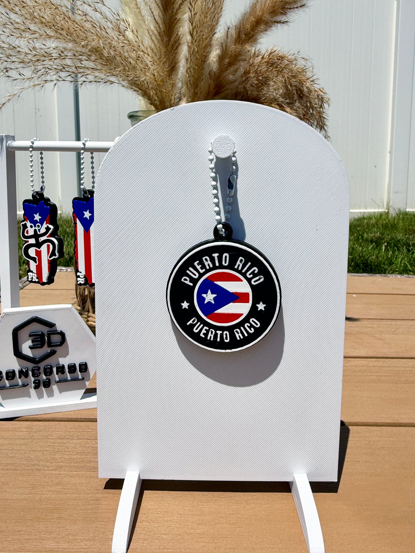 Puerto Rican Keychain (Regular)  - Free US Shipping
