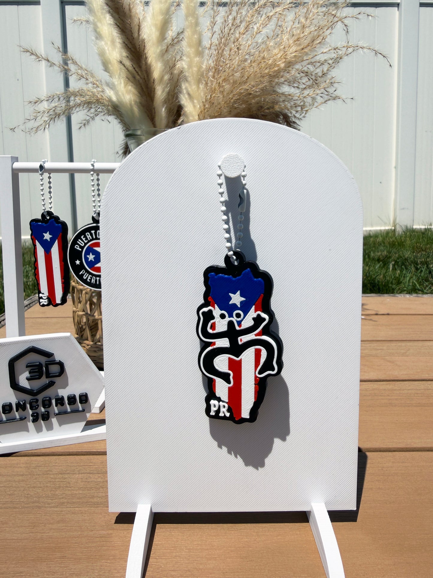 Puerto Rican Keychain (Regular)  - Free US Shipping