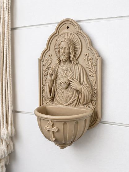Holy Water Font - Stone Filament