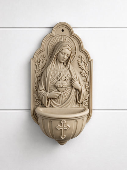 Holy Water Font - Stone Filament