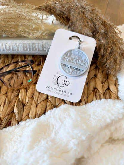 Sacred Medallion Keychain - Marble Filament Edition - Free US Shipping