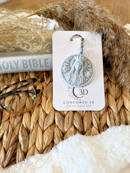 Sacred Medallion Keychain - Marble Filament Edition - Free US Shipping