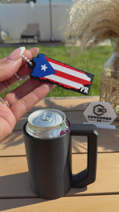 PR Flag Soda Can Tab Opener - Free US Shipping