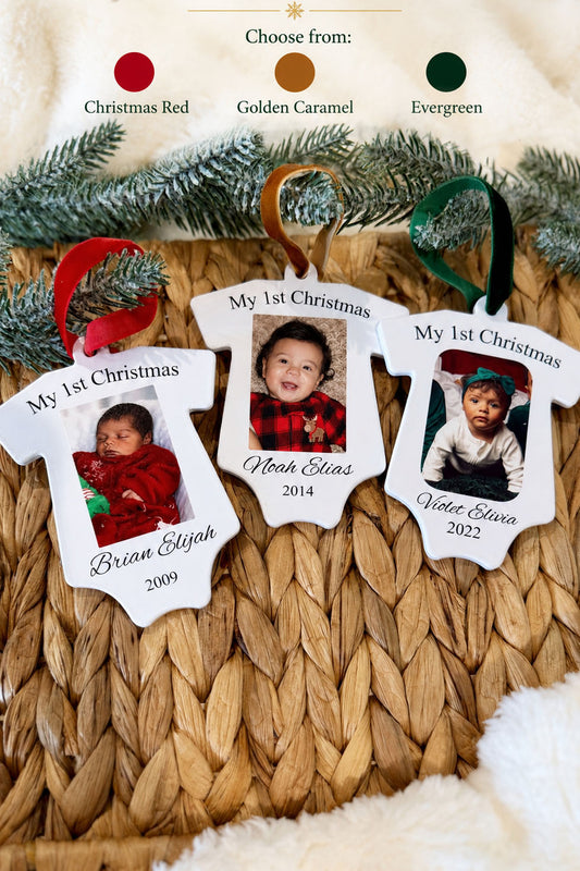 Frist Christmas in Our New Home Photo Ornament